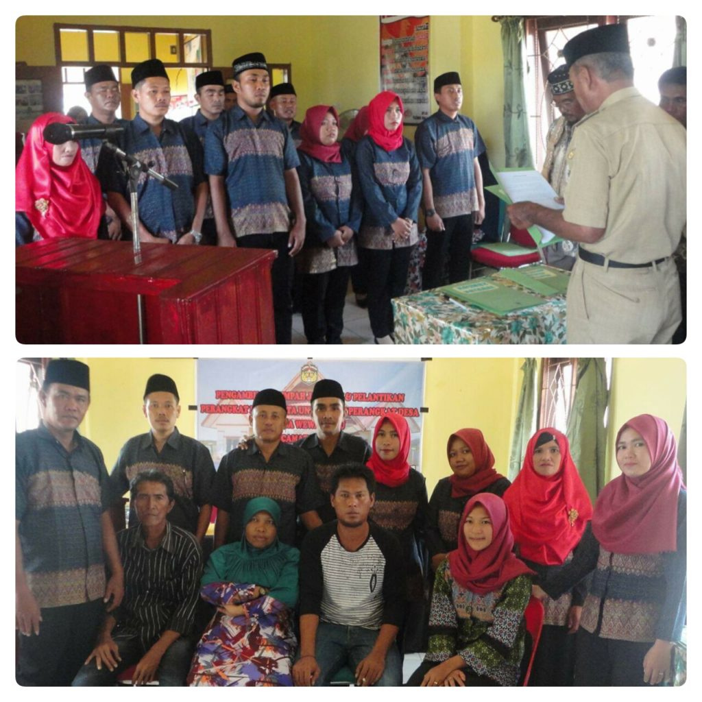 Perangkat Desa Wewangriu Malili, Lutim Dilantik
