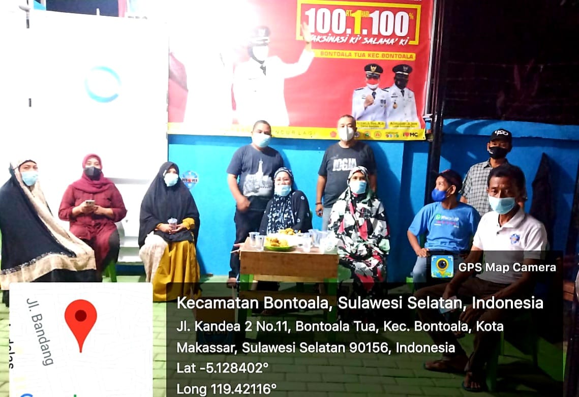 Sukseskan Vaksin 100.1.100, Warga Bontoala Tua Apresiasi Kehadiran Kontainer Makassar Recover